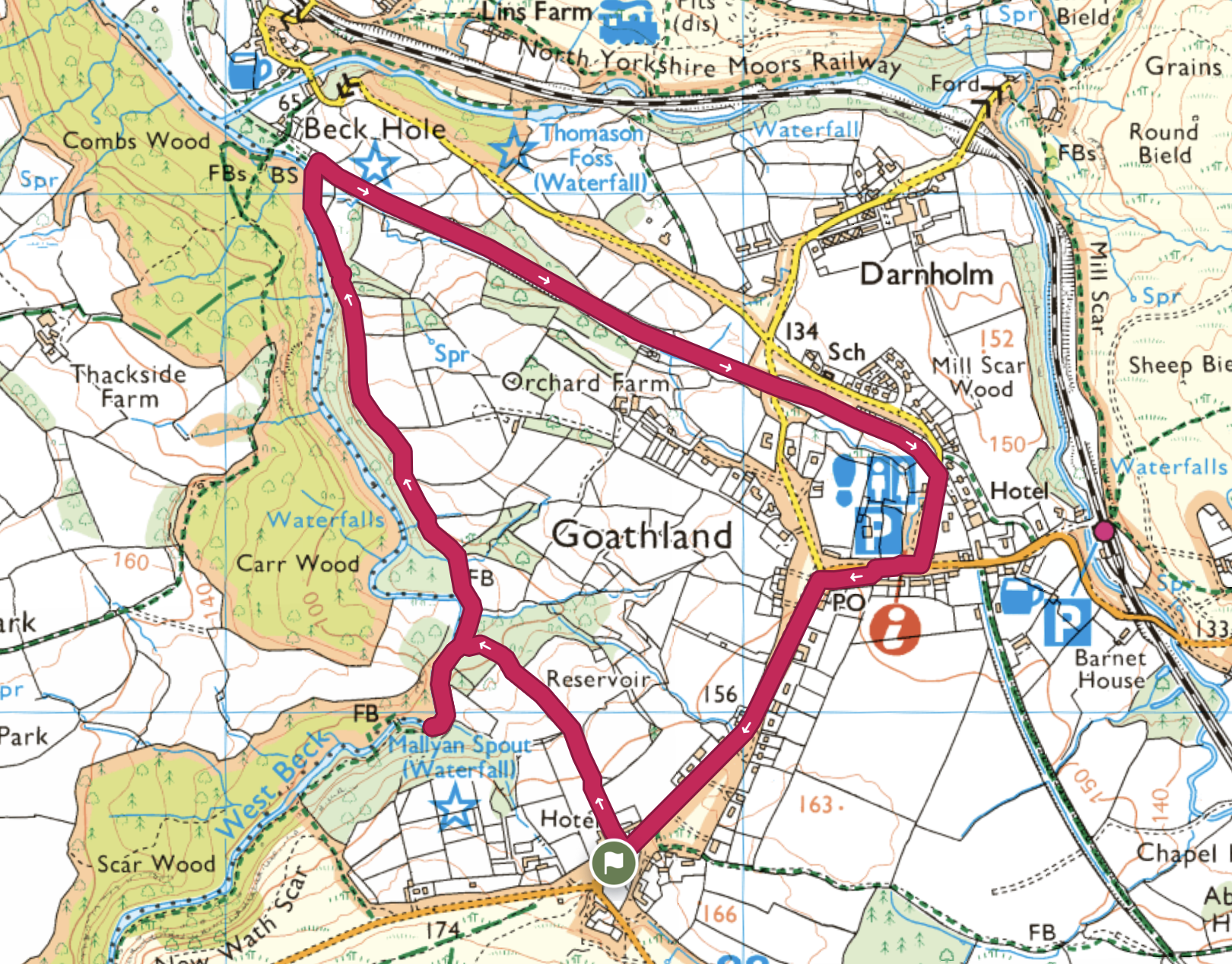 mallyan-spout-waterfall-walk-goathland-map-route