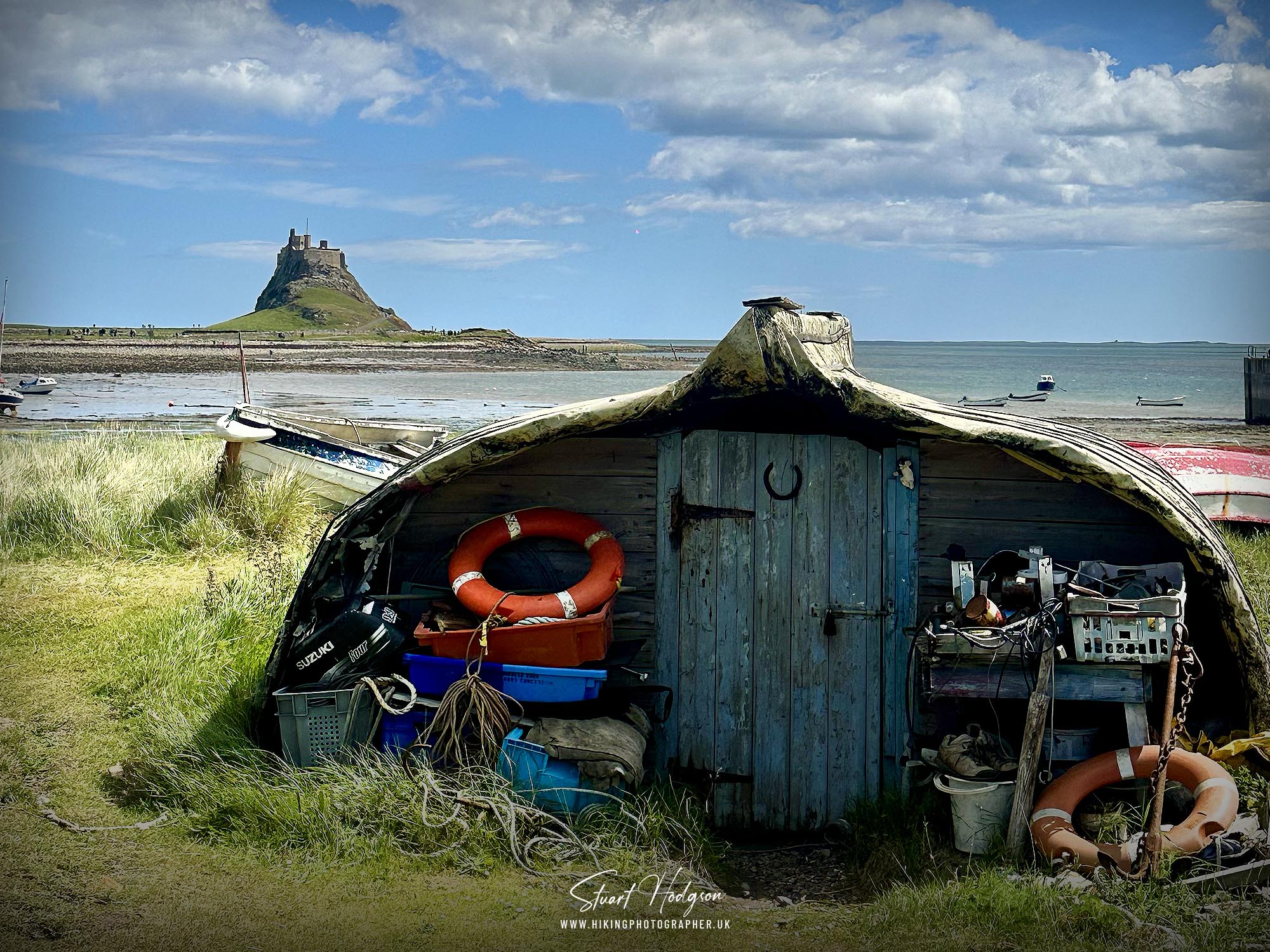 boat-huts-lindisfarne-castle-herring-boats-2