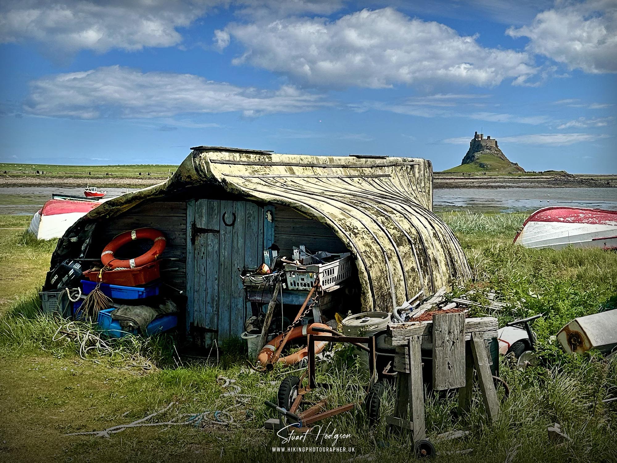 boat-huts-lindisfarne-castle-herring-boats
